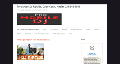 Desktop Screenshot of djriptide.com